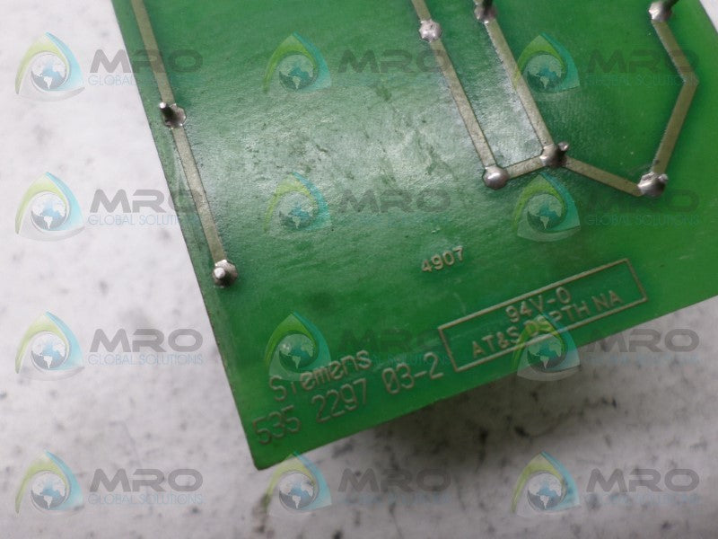 SIEMENS 535229703-2 CIRCUIT BOARD UNMP