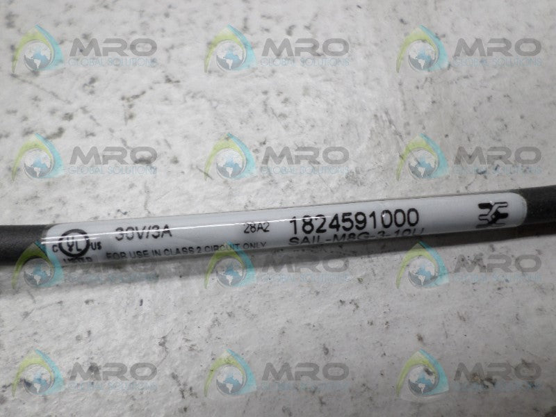 WEIDMULLER 1824591000 SAIL-M8G-3-10U CONNECTOR NSNP