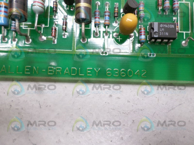 ALLEN BRADLEY 636042 CIRCUIT BOARD UNMP