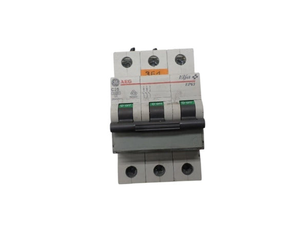 GENERAL ELECTRIC EP63C25 CIRCUIT BREAKER 25V UNMP
