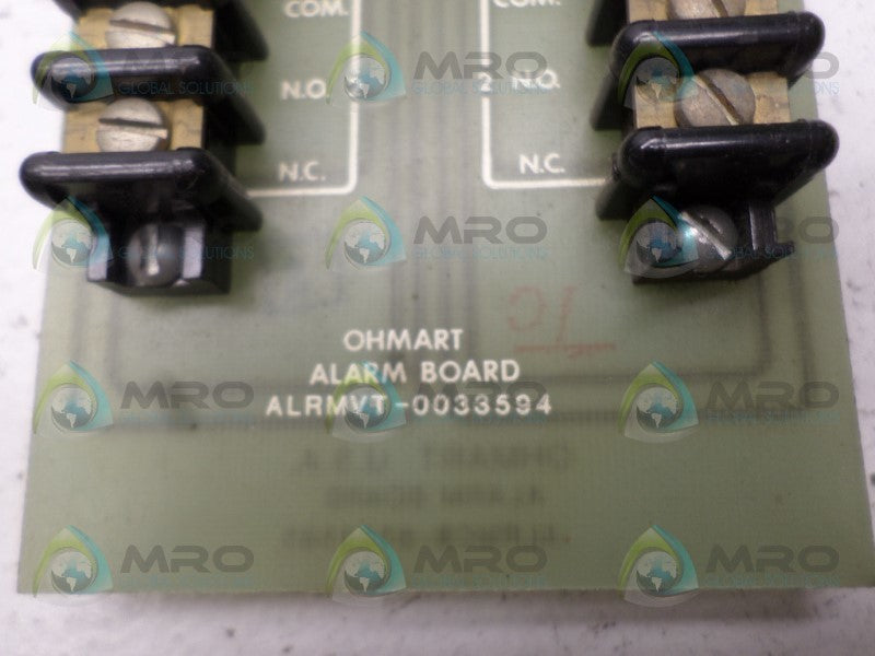 OHMART ALRMVT-0033594 ALARM BOARD UNMP