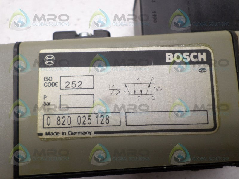 BOSCH 0820025128 SOLENOID VALVE NSNP