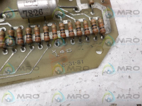 CIRCUIT BOARD 8-31-81 UNMP