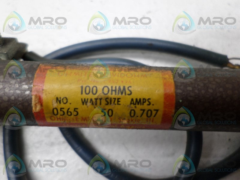 OHMITE 0565 RESISTOR 100 OHMS UNMP