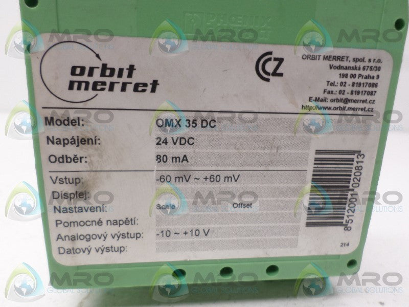 ORBIT MERRET OMX35DC MODULE NSNP