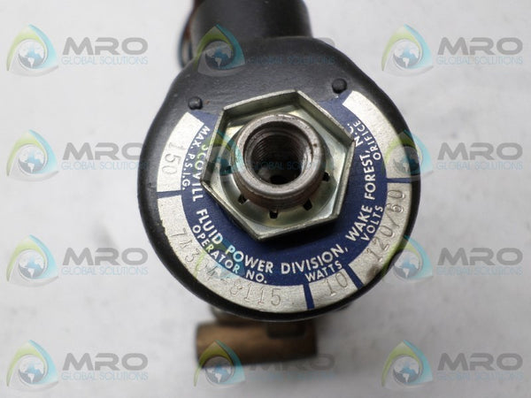 SCHRADER BELLOWS 972-3115 SOLENOID VALVE NSNP