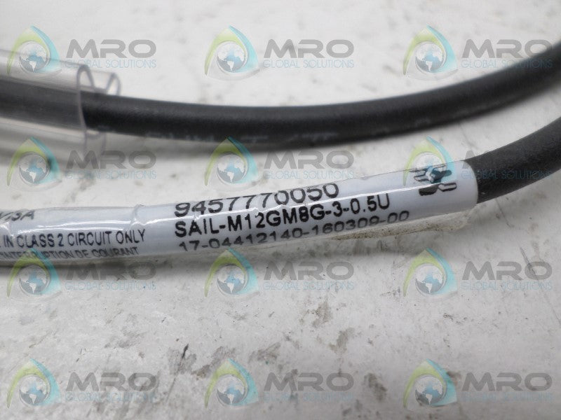 WEIDMULLER 9457770050 SAIL-M12GM8G-3-0.5U CABLE CONNECTOR NSNP