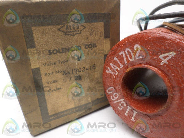 ALCO CONTROLS XA1702-18 SOLENOID COIL 115V NSMP