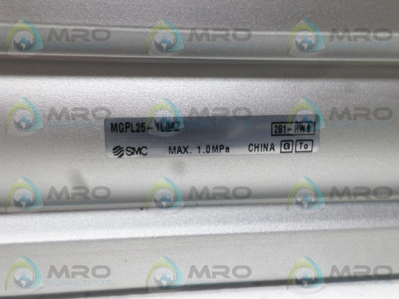 SMC MGPL25-100AZ PNEUMATIC CYLINDER NSNP