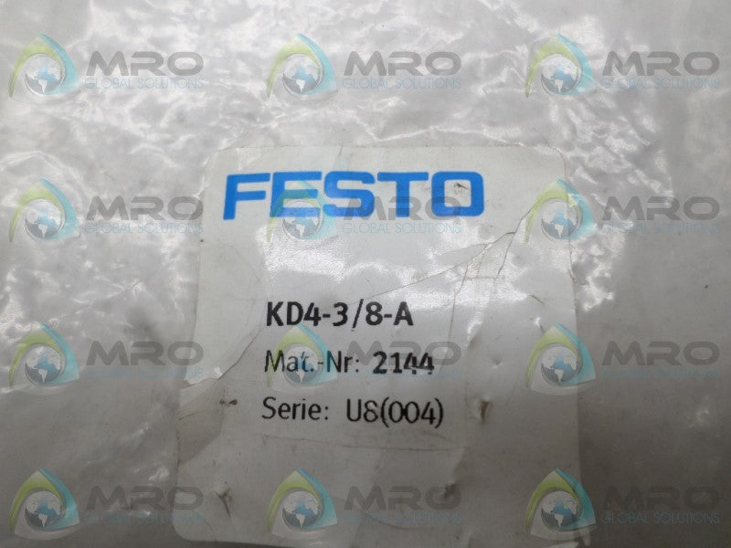 FESTO KD4-3/8-A COUPLING SOCKET NSNP