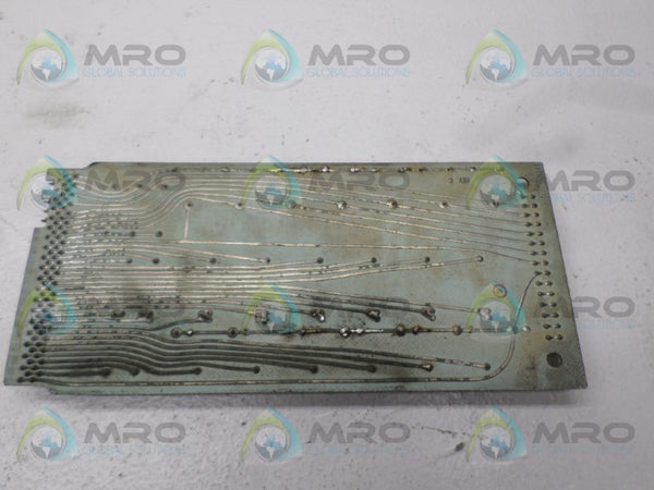 ADVANTAGE ELECTRONICS 35305011 RELAY BOARD UNMP
