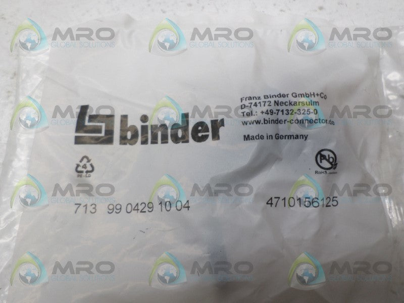 BINDER 713-99-0429-10-04 CONNECTOR NSMP