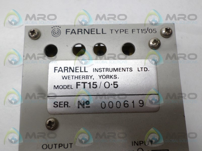 FARNELL FT15/05 POWER SUPPLY UNMP