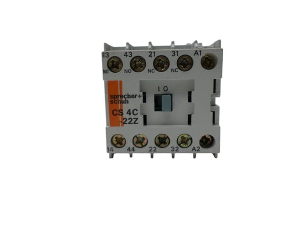 SPRECHER+SCHUH CS4C-22Z-24D CONTACTOR 24VDC NSNP