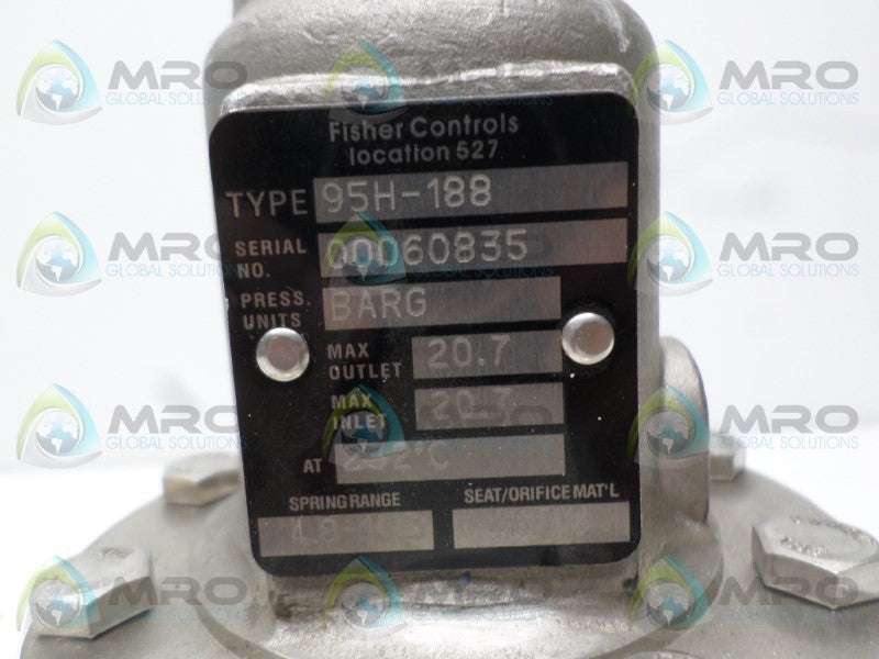 FISHER 95H-188 PNEUMATIC REGULATOR NSNP