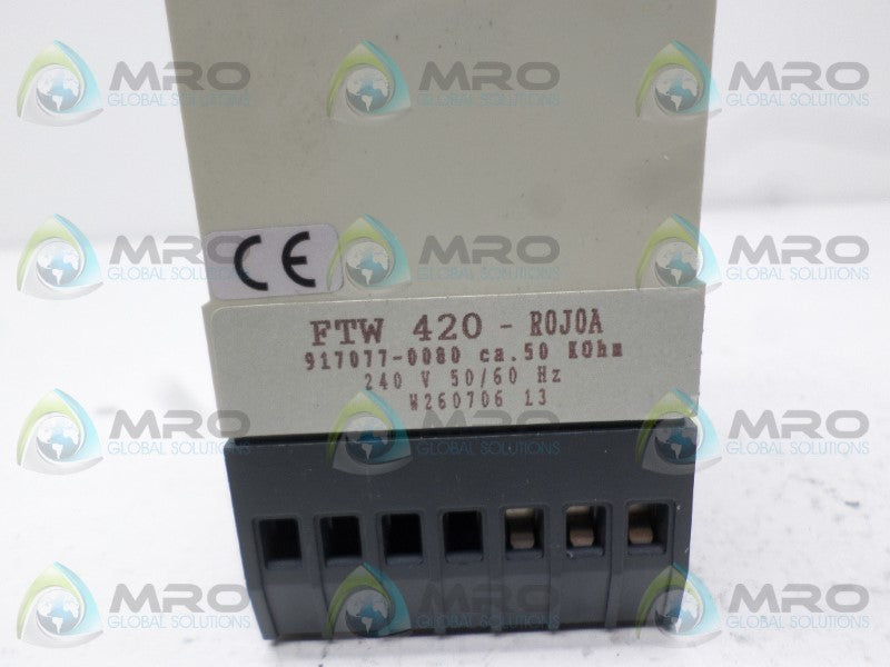 ENDRESS+HAUSER FTW420-R0J0A TRANSMITTER LEVEL LIMIT NSNP