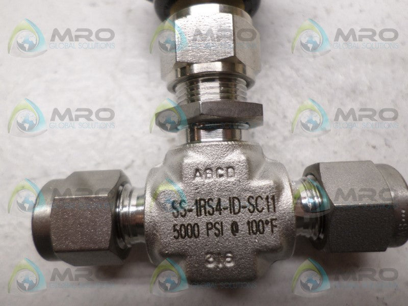 SWAGELOK SS-1RS4-ID-SC11 NEEDLE VALVE NSNP
