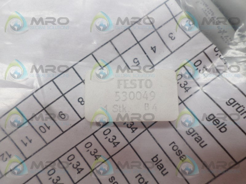FESTO KMP6-25P-12-2 530049 CONNECTOR CABLE NSMP