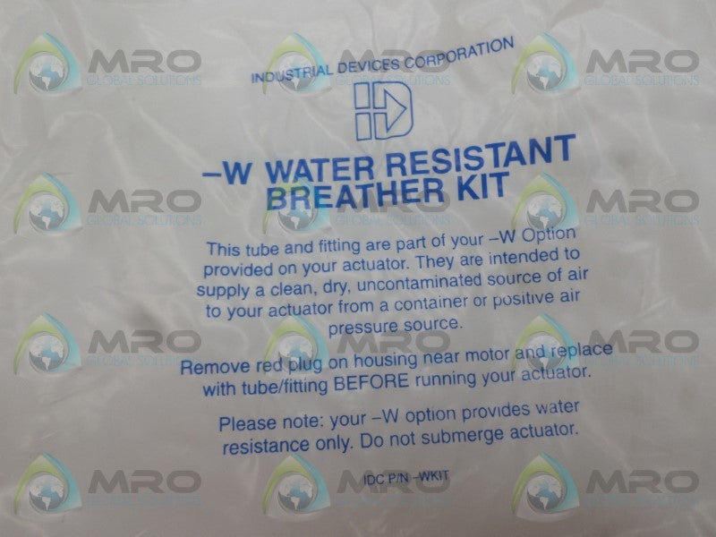 IDC WKIT WATER RESISTANT BREATHER KIT NSNP