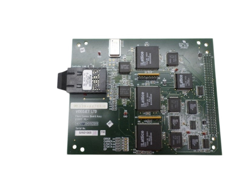 VIDEOJET E13017 FIBRE COMMS BOARD ASSEMBLY NSNP