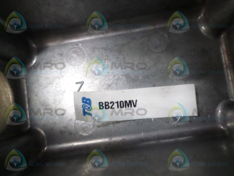 THOMAS & BETTS BB210MV DOUBLE LEVER LOCKING BASE NSNP