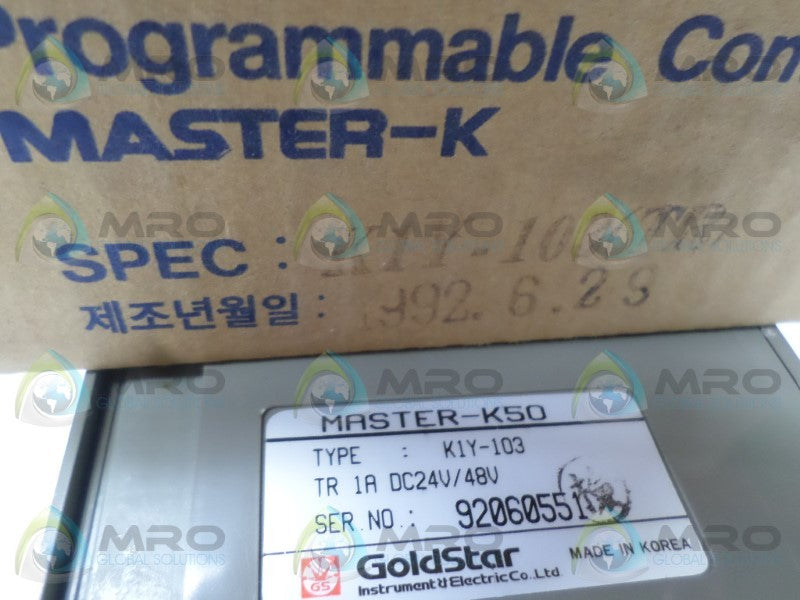 GOLDSTAR K1Y-103(TR) PROGRAMMABLE CONTROLLER NSMP