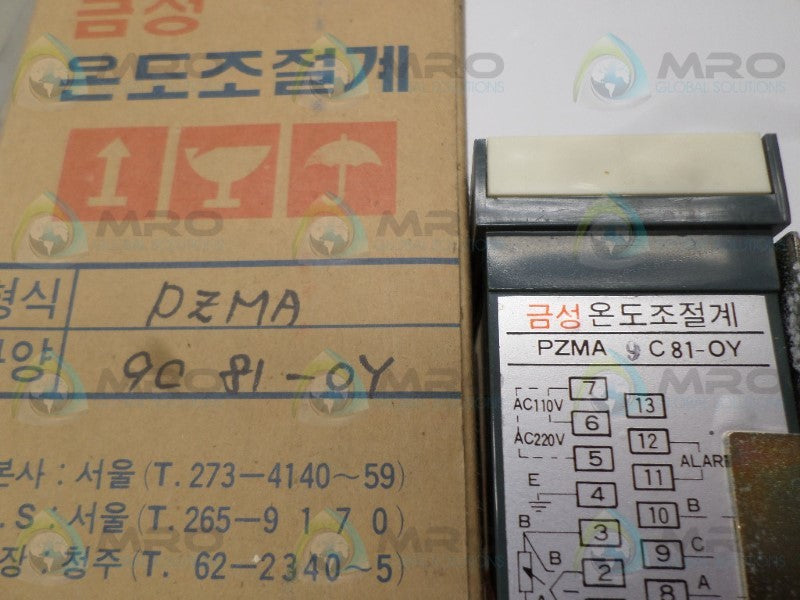 GOLDSTAR PZMA 9C81-OY TEMPERATURE CONTROLLER  NSMP