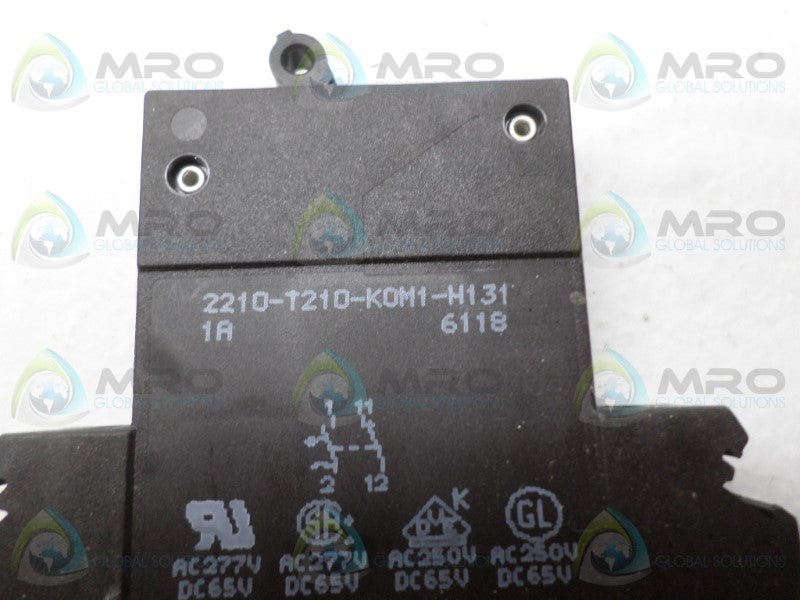 ETA 2210-1210-KOM1-H131 CIRCUIT BREAKER 1A  NSNP