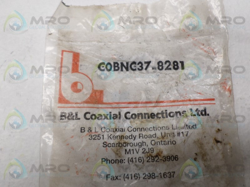 B&L C0BNC37-8281 CONNECTOR  NSMP