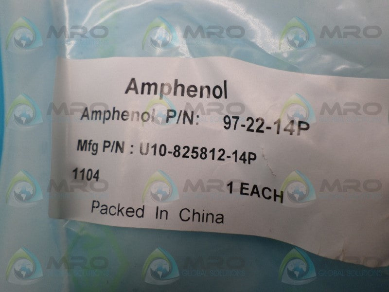 AMPHENOL 97-22-14P CONNECTOR  NSMP
