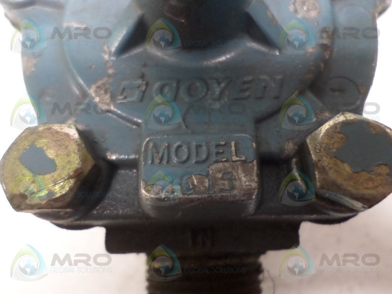 GOYEN 2015 VALVE  UNMP