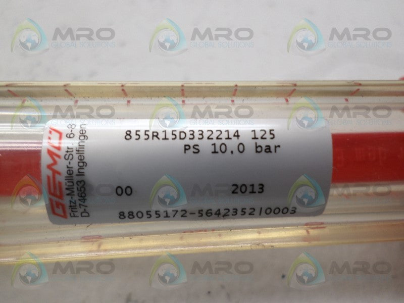 GEMU 855R15D332214 FLOW METER  NSNP