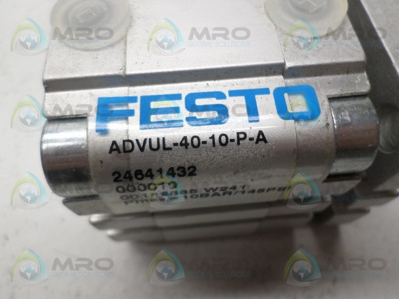 FESTO ADVUL-40-10-P-A PNEUMATIC CYLINDER  NSNP