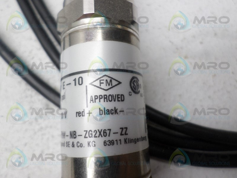 WIKA E-10-A-P##-NB-ZG2X67-ZZ PRESSURE TRANSMITTER -15-15 PSI  NSNP