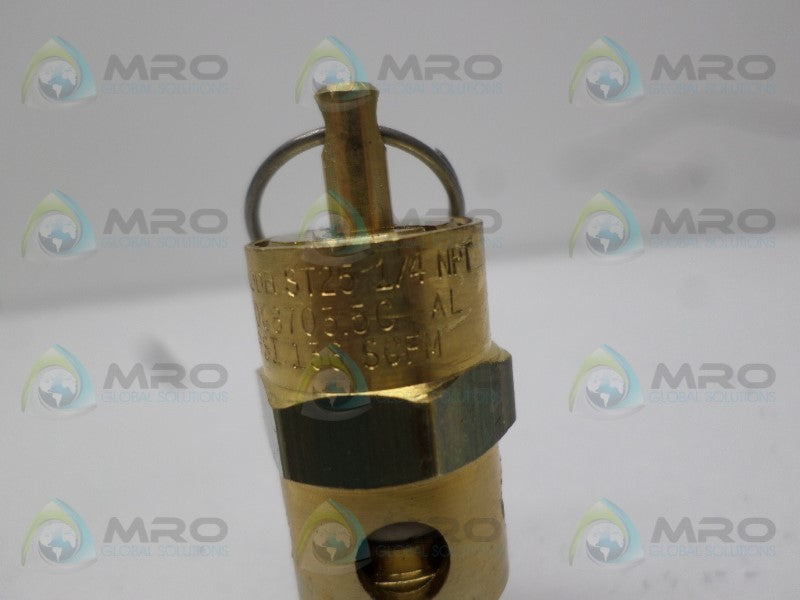 CONTROL DEVICES ST25 SAFETY VALVE 1/4"  NSNP