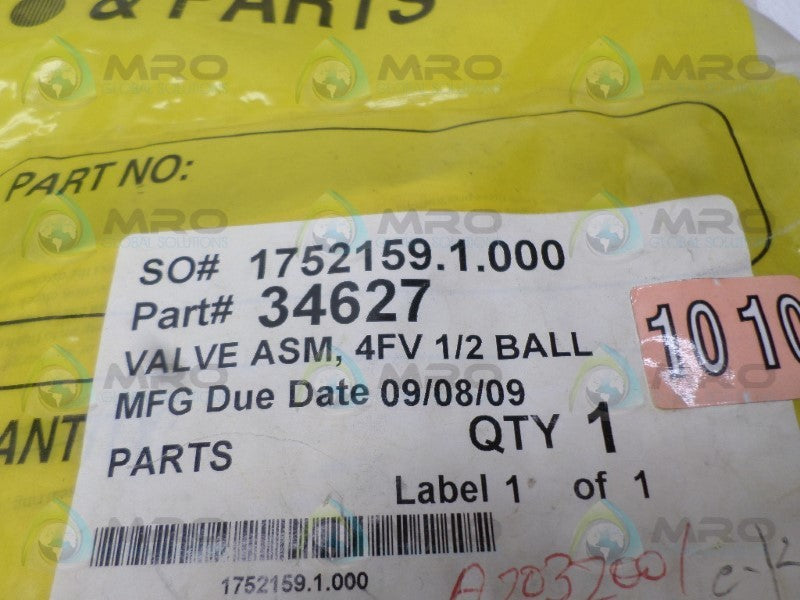 LMI 34627 BALL VALVE  NSMP