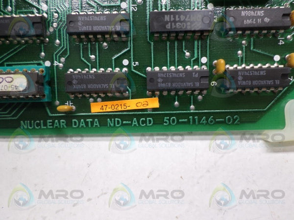 NUCLEAR DATA 50-1146-02 CIRCUIT BOARD  UNMP