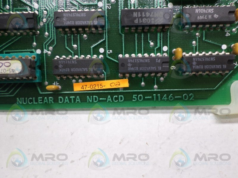 NUCLEAR DATA 50-1146-02 CIRCUIT BOARD  UNMP