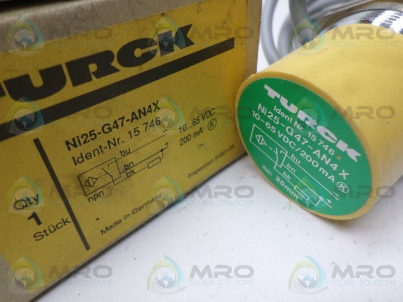 TURCK Ni25-G47-AN4X PROXIMITY SWITCH  NSMP