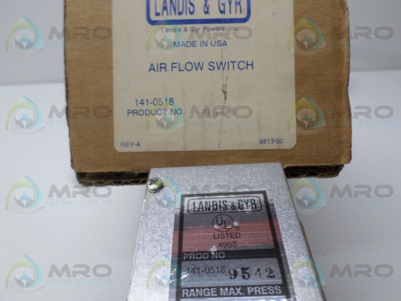 LANDIS & GYR 141-0518 AIR FLOW SWITCH  NSMP