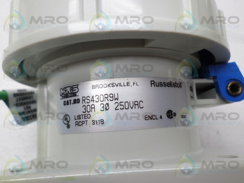 RUSSELLSTOLL RS430R9W RECEPTACLE  NSNP