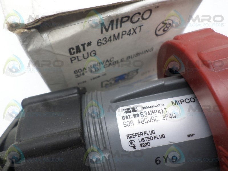 THOMAS & BETTS 634MP4XT PLUG  NSMP