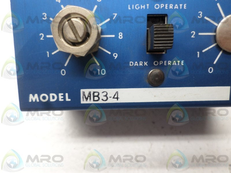 BANNER ENGINEERING MB3-4 UNMP