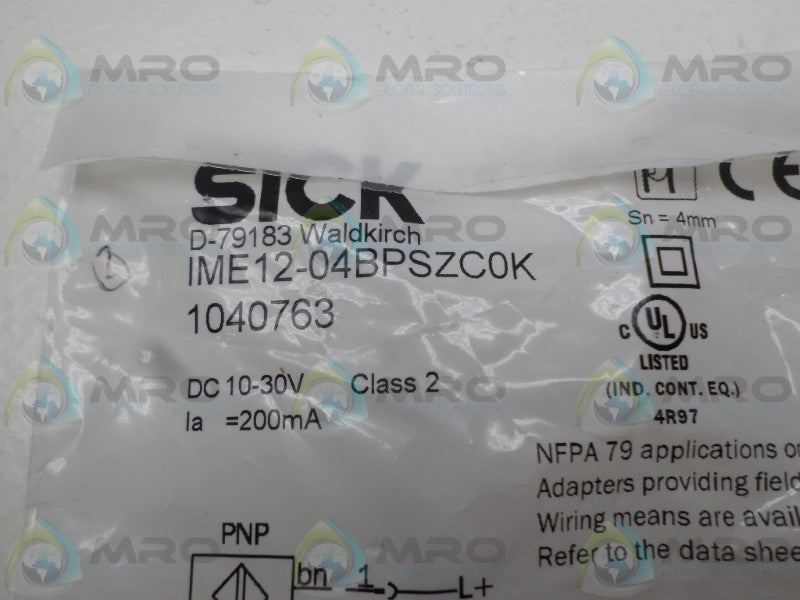 SICK IME12-04BPSZC0K PROXIMITY SENSOR NSMP