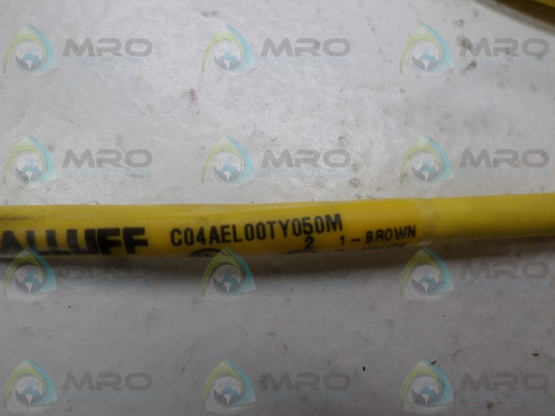 BALLUFF C04AEL00TY050M CABLE CONNECTOR UNMP