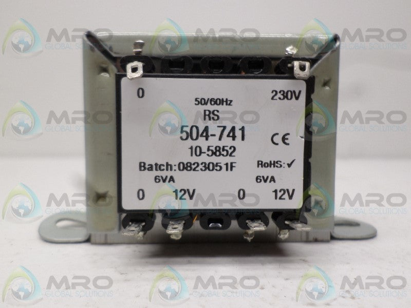 RS COMPONENTS 10-5852 504-741 TRANSFORMER  NSNP