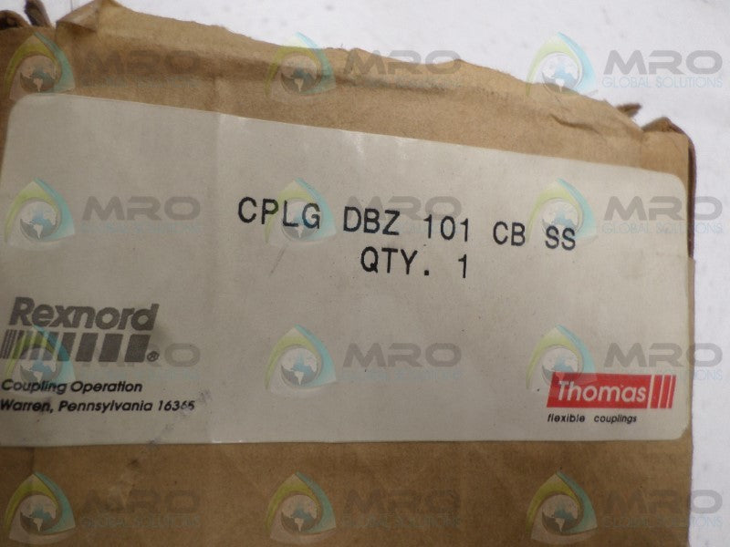 REXNORD CPLGDBZ101CDSS COUPLING  NSNP