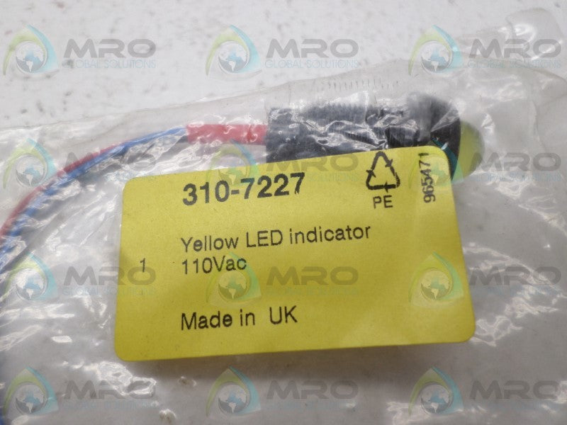 MARL 651-111-75-08 310-7227 YELLOW LED INDICATOR  NSMP