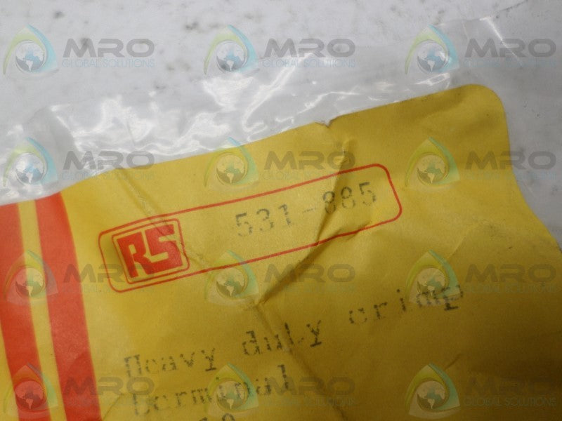 RS COMPONENTS 531-885 RING TERMINALS (PKG OF 10)  NSMP