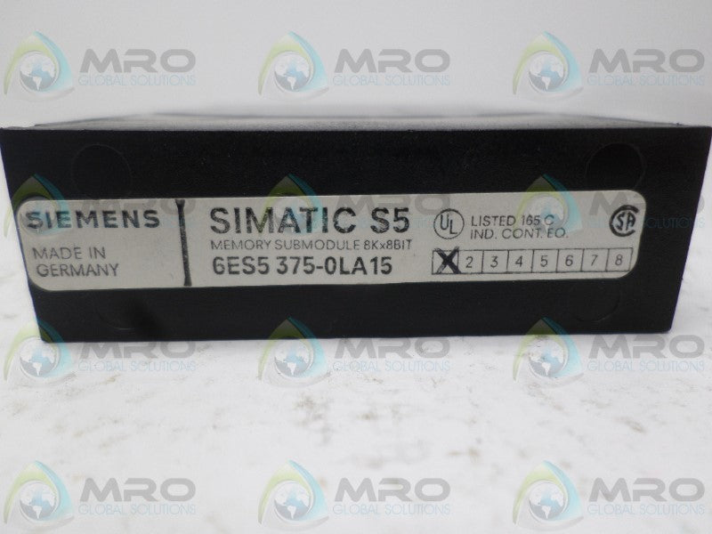 SIEMENS 6ES5375-0LA15 MEMORY MODULE  NSNP